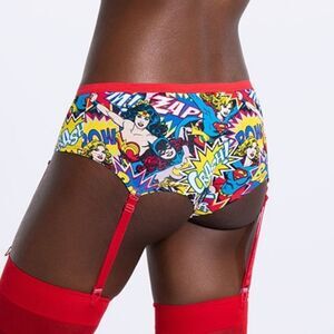 DC Comics Superhero Print Garter Panty #9